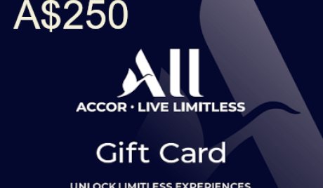 Accor Hotels A$250 Gift Card AU