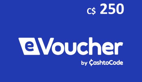 CashtoCode C$250 Gift Card CA