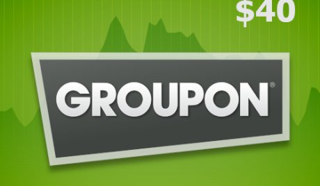 Groupon $40 Gift Card US