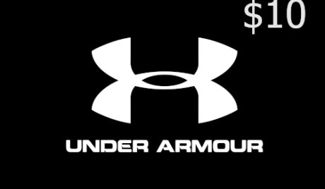 Under Armour $10 Gift Card US