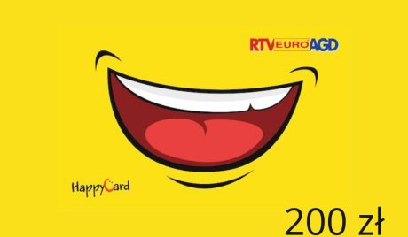 RTV Euro AGD 200 zł Gift Card PL