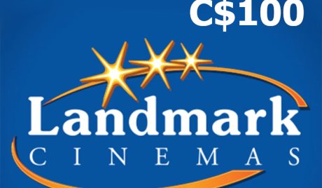 Landmark Cinemas CAD 100 Gift Card CA