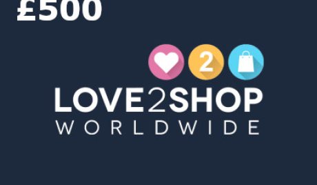 Love2Shop Rewards £500 Gift Card UK