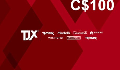 TJX C$100 Gift Card CA