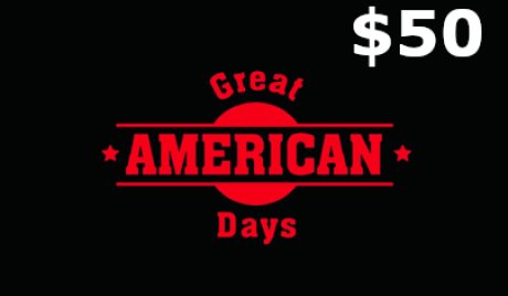 Great American Days $50 Gift Card US