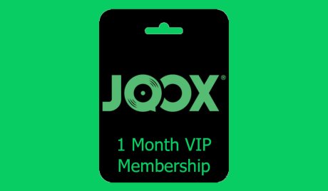 JOOX 1-Month VIP Membership Subscription Key MY