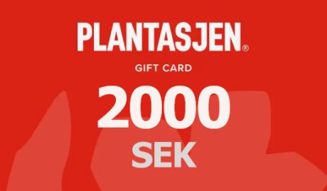 Plantasjen SEK 2000 Gift Card SE