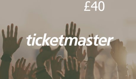 Ticketmaster GBP 40 Gift Card UK