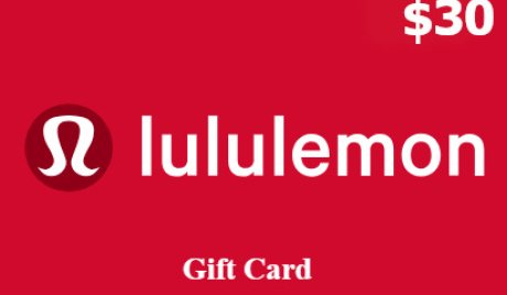 lululemon USD 30 Gift Card US