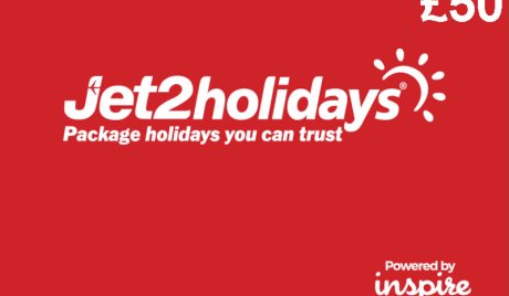 Jet2Holidays by Inspire GBP 50 Gift Card UK