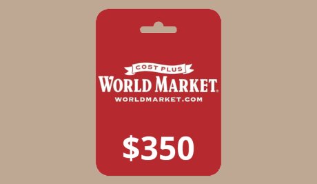 Cost Plus World Market USD 350 Gift Card US