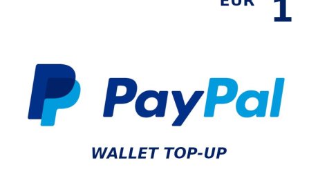 PayPal Wallet 1 EUR Top Up