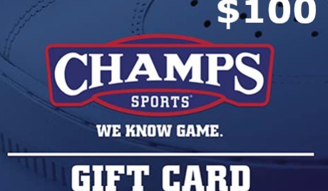 Champs Sports $100 Gift Card US