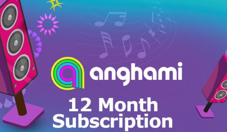 Anghami Plus 12-month Subscription Gift Card SA