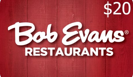 Bob Evans Restaurant $20 Gift Card US