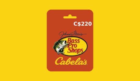 Bass Pro / Cabela's CAD 220 Gift Card CA