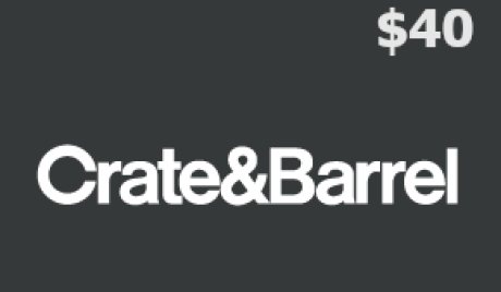 Crate and Barrel USD 40 Gift Card US