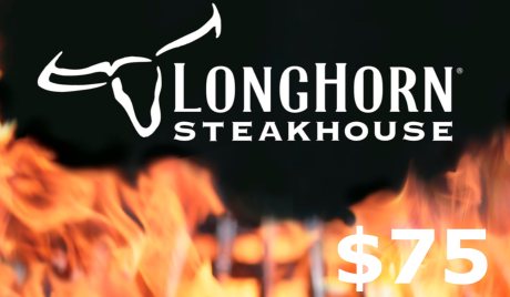 LongHorn Steakhouse $75 Gift Card US