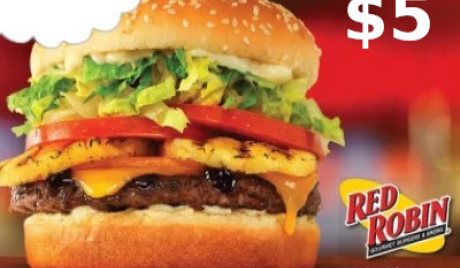 Red Robin $5 Gift Card US
