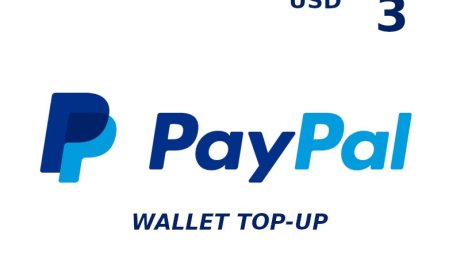 PayPal Wallet 3 USD Top Up