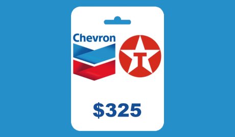 Chevron and Texaco USD 325 Gift Card US