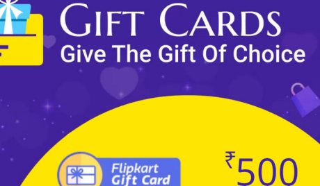 Flipkart INR 500 Gift Card IN