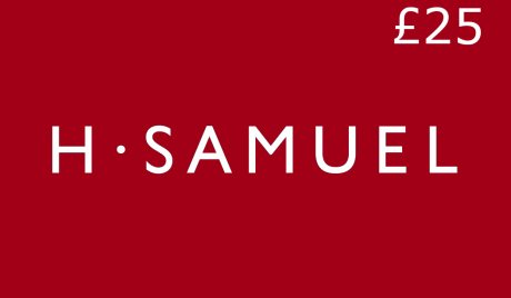 H Samuel £25 Gift Card UK