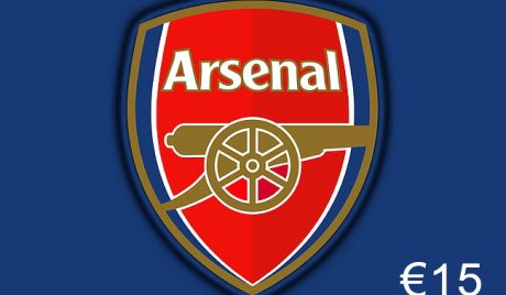 Arsenal F.C. €15 Gift Card ES