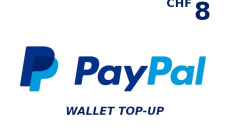 PayPal Wallet CHF 8 Top Up