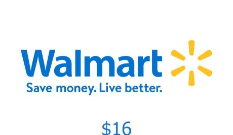 Walmart $16 Gift Card US