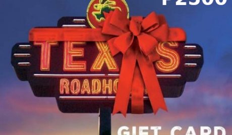 Texas Roadhouse PHP 2500 Gift Card PH