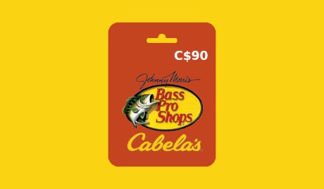 Bass Pro / Cabela's CAD 90 Gift Card CA