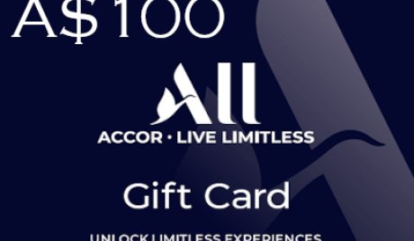 Accor Hotels A$100 Gift Card AU