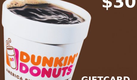 Dunkin Donuts $30 Gift Card US