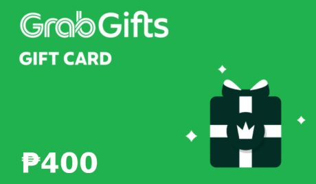 Grab ₱400 Gift Card PH