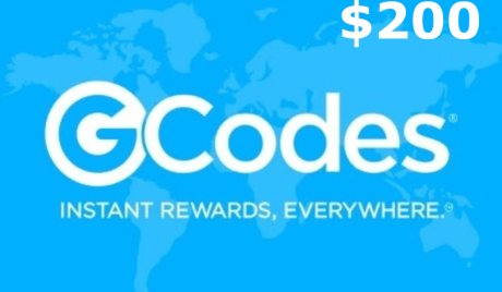 GCodes® Global Hotel & Travel $200 Gift Card US