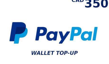 PayPal Wallet CAD 350 Top Up