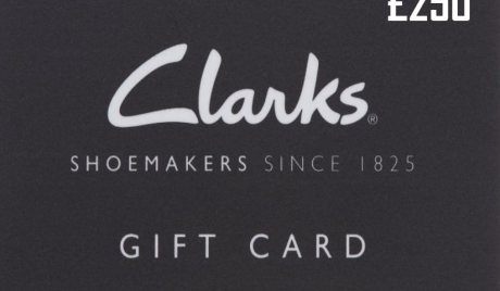 Clarks GBP 250 Gift Card UK