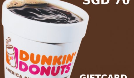 Dunkin Donuts SGD 70 Gift Card SG