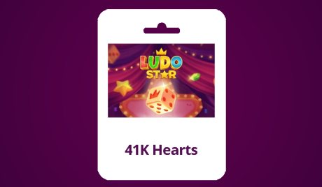 Ludo Star 41K Hearts Gift Card