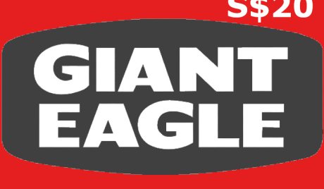 Giant Eagle S$20 Gift Card SG