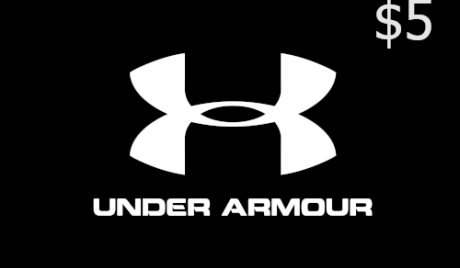 Under Armour $5 Gift Card US