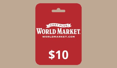 Cost Plus World Market USD 10 Gift Card US