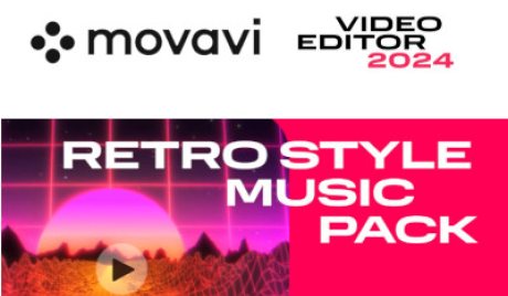 Movavi Video Editor 2024 - Retro Style Music Pack DLC Steam CD Key