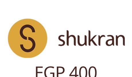 Shukran 400 EGP Gift Card EG