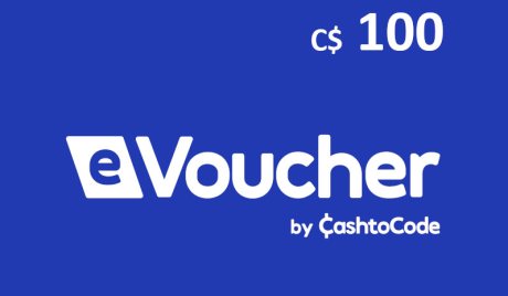 CashtoCode C$100 Gift Card CA