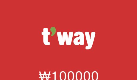 T'way Airline ₩100000 Gift Card KR