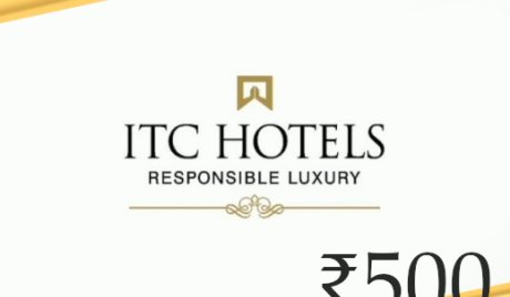 ITC Hotels ₹500 Gift Card IN