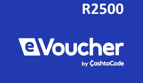 CashtoCode ZAR 2500 Gift Card ZA