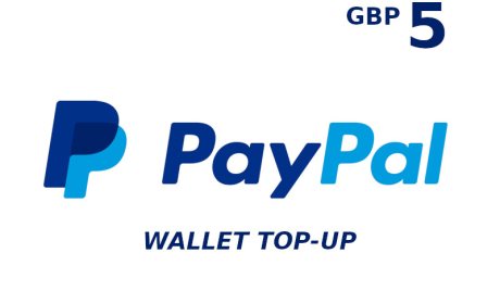 PayPal Wallet 5 GBP Top Up